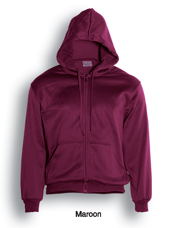 Bocini-Unisex Adults Zip Through Fleece Hoodie-CJ1062-1st