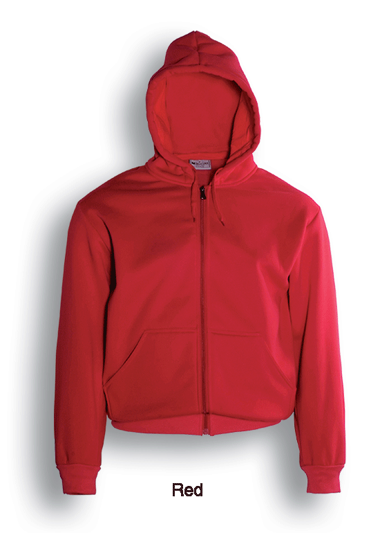 Bocini-Unisex Adults Zip Through Fleece Hoodie-CJ1062-1st