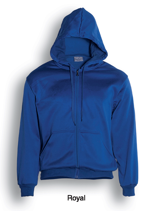 Bocini-Unisex Adults Zip Through Fleece Hoodie-CJ1062-1st