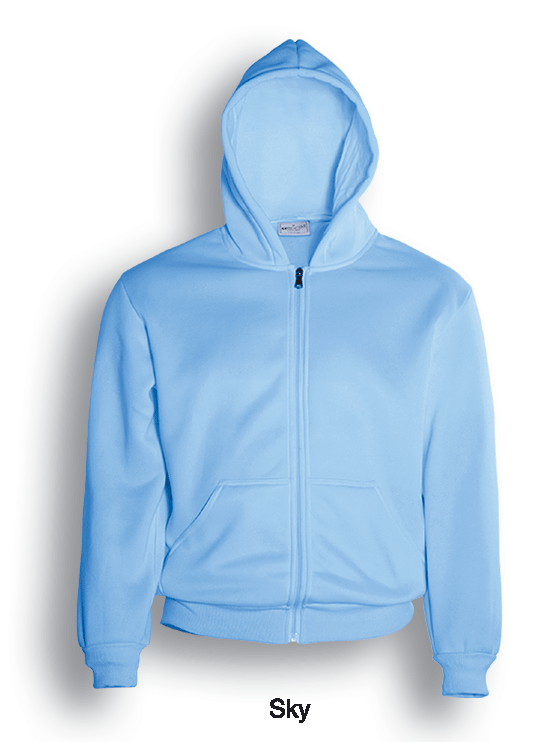 Bocini-Unisex Adults Zip Through Fleece Hoodie-CJ1062-1st