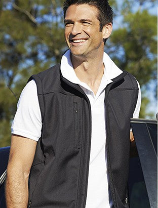 Bocini-Mens Soft Shell Vest-CJ1303