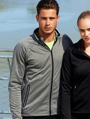 Bocini-Mens Light Weight Fleece Zip Through Jacket-CJ1453