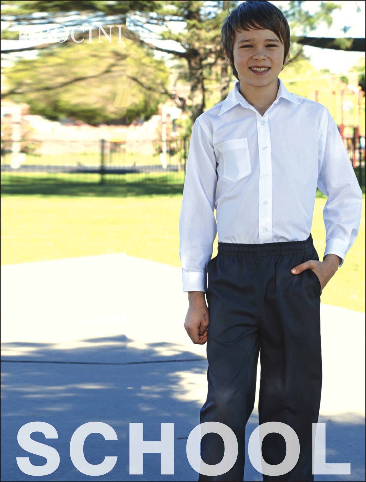 Bocini-Kids School Trousers-CK1306