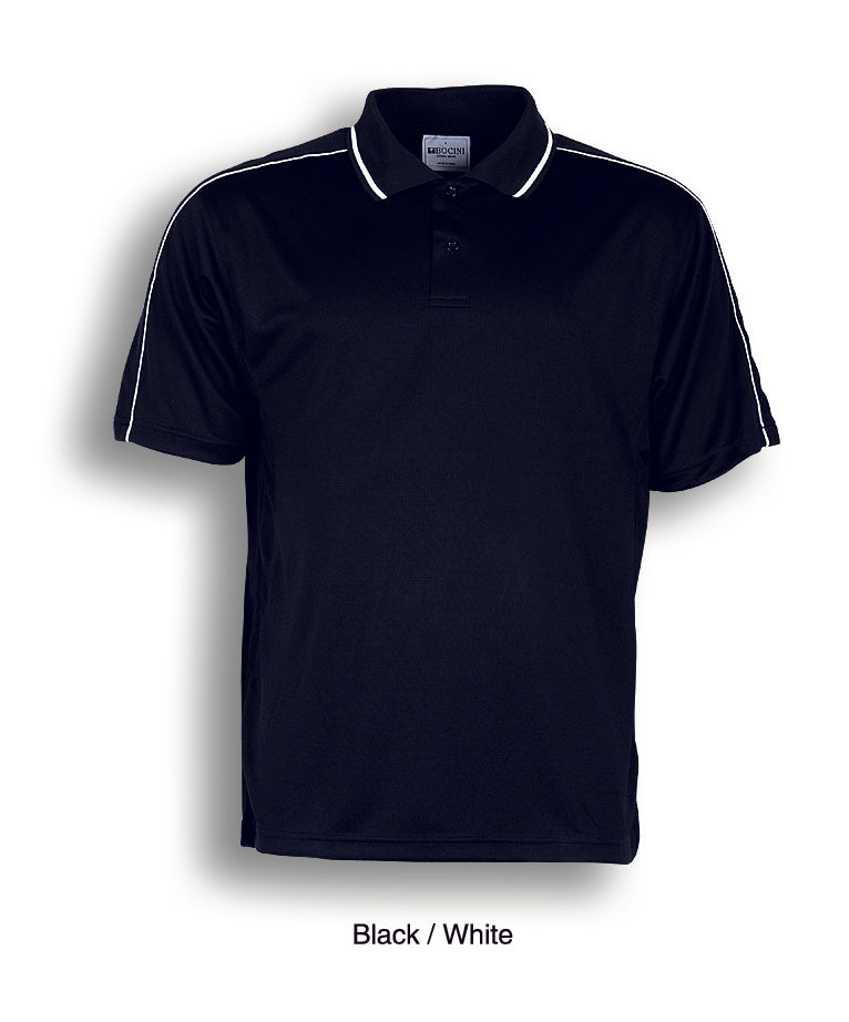 Bocini-Ladies Breezeway Striped Polo-CP0674