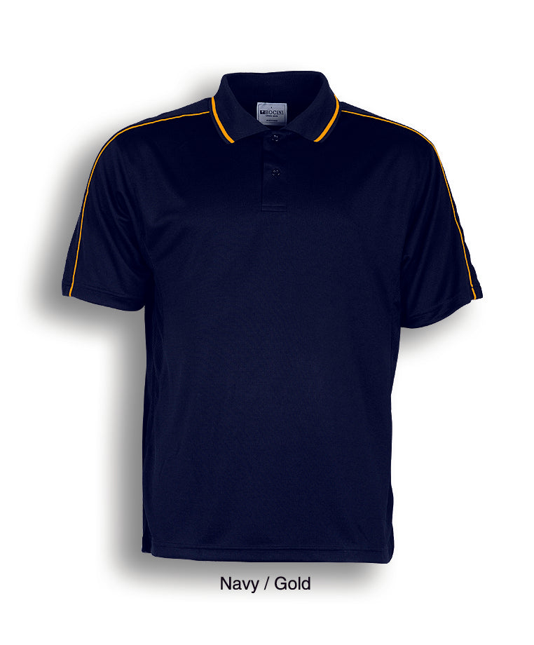 Bocini-Ladies Breezeway Striped Polo-CP0674