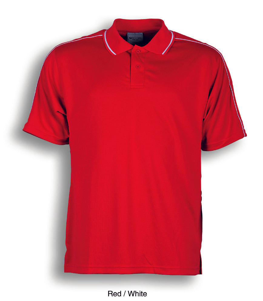 Bocini-Ladies Breezeway Striped Polo-CP0674