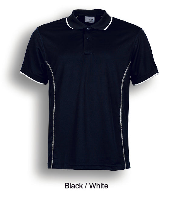 Bocini-Stitch Feature Essentials-Mens Short Sleeve Polo-CP0910-1st