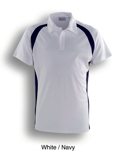 Bocini-Team Essential-Ladies Short Sleeve Contrast Panel Polo-CP0929-2nd