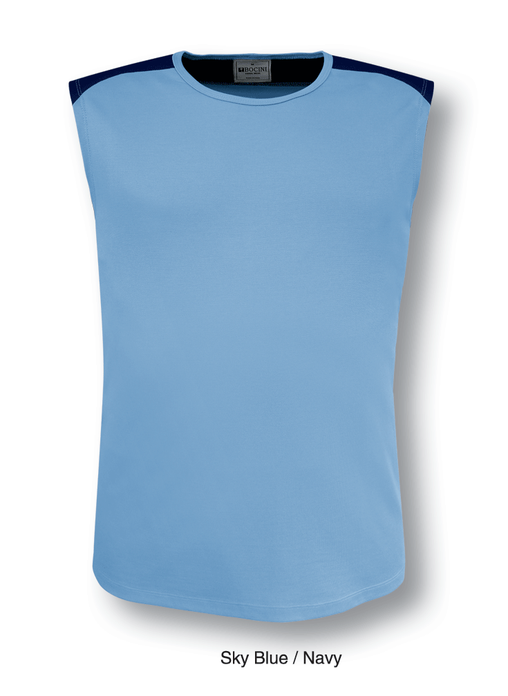 Bocini-Team Essentials - Mens Contrast Feature Tank-CT0918