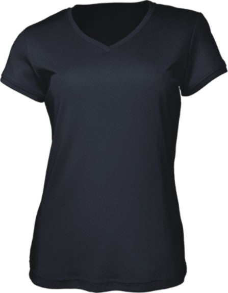 Bocini-Ladies Brushed V-Neck Tee Shirt-CT1418