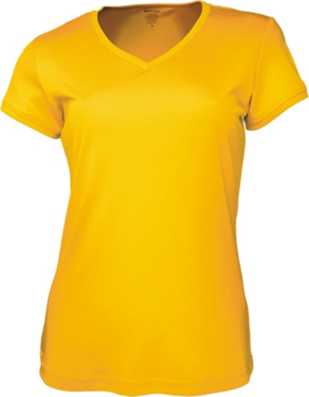 Bocini-Ladies Brushed V-Neck Tee Shirt-CT1418