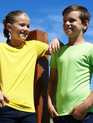Bocini-Kids Brushed Tee Shirt-CT1424