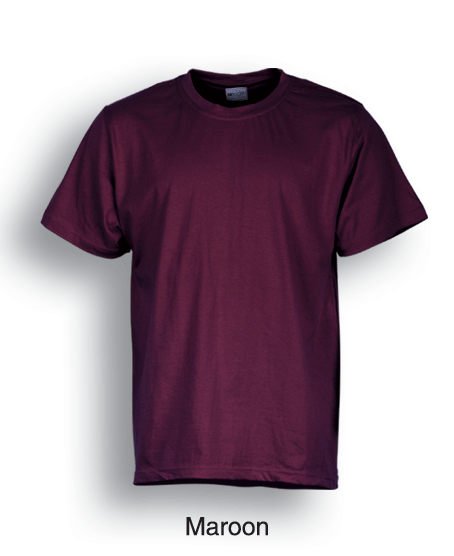 Bocini-Unisex Adults Plain Cotton Tee Shirt-CT881-1st