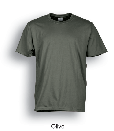 Bocini-Unisex Adults Plain Cotton Tee Shirt-CT881-1st