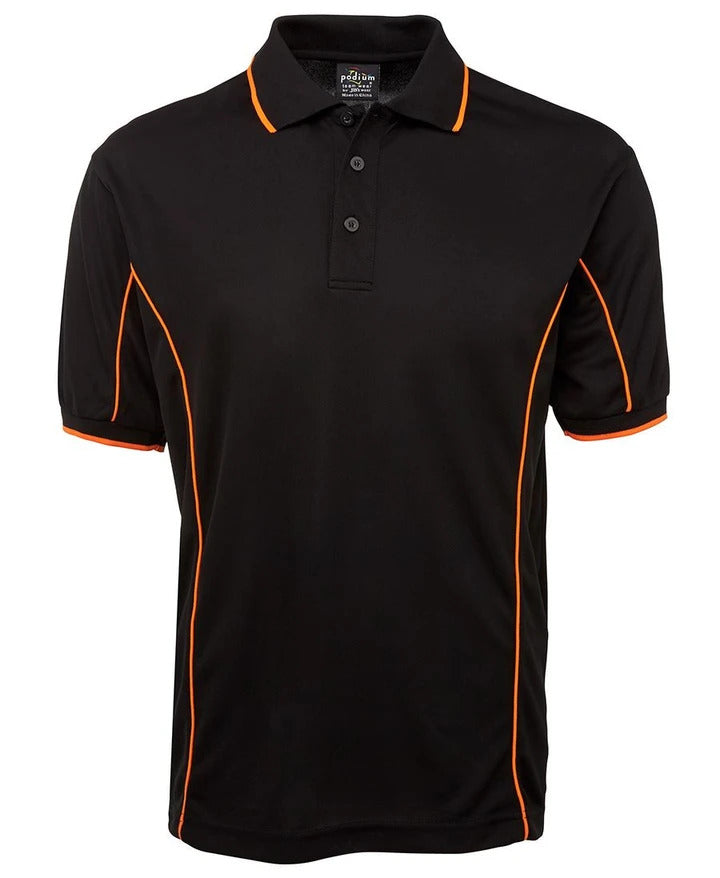 Jb'S Adults Podium Short Sleeve Piping Polo-1st-7PIP