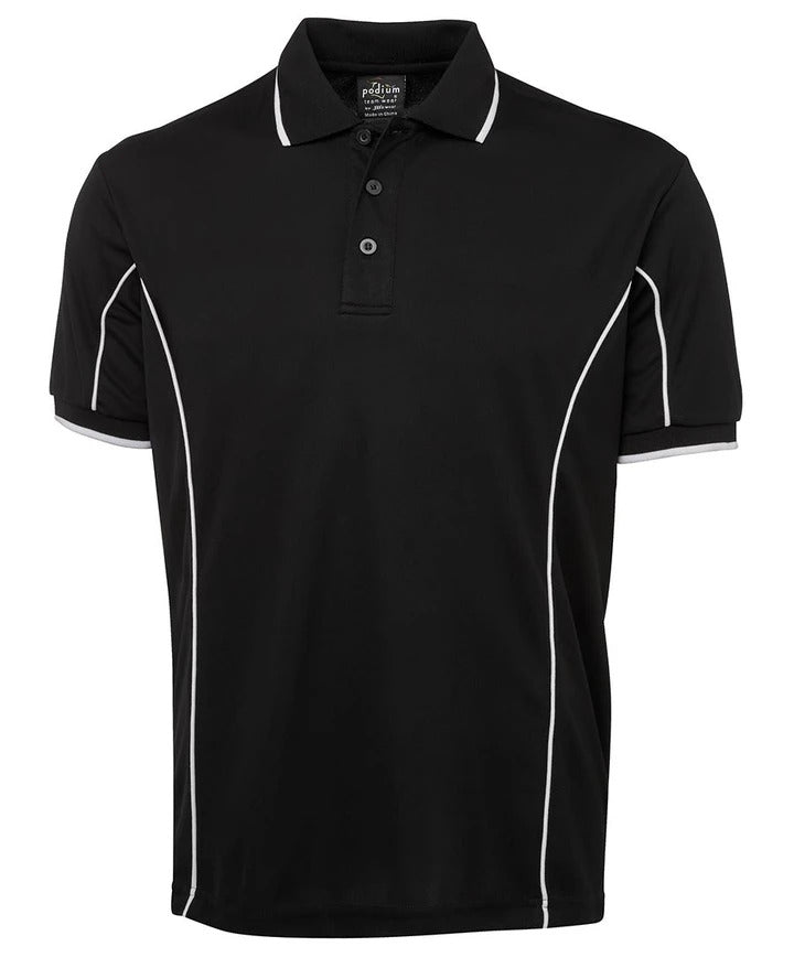 Jb'S Adults Podium Short Sleeve Piping Polo-1st-7PIP