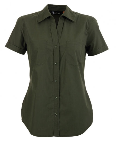 Identitee W07 – Ladies Harley Short Sleeve - Star Uniforms Australia