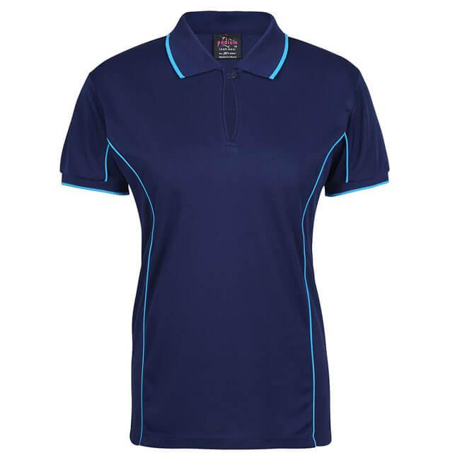 JB's Podium Ladies Piping Polo-2nd-7LPI