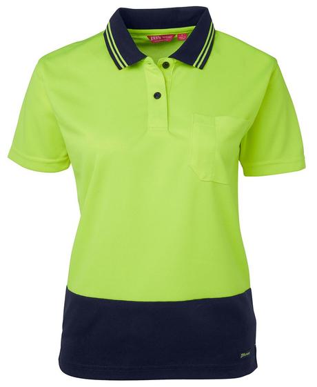 Jb'S Ladies Hi Vis Short Sleeve Comfort Polo (6Lhcp) - www.staruniforms.com.au