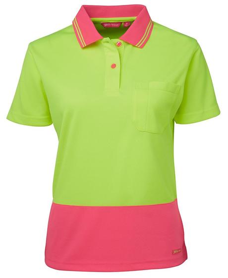 Jb'S Ladies Hi Vis Short Sleeve Comfort Polo (6Lhcp) - www.staruniforms.com.au
