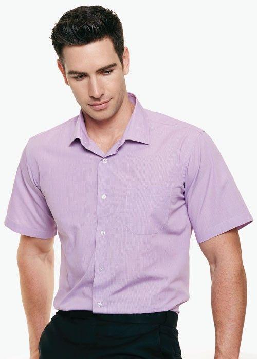 Aussie Pacific-Mens Grange Short Sleeve Shirt-N1902S