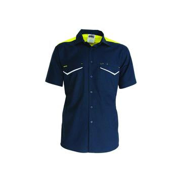 Dnc Ripstop Cool Cotton Tradies Shirt, S/S (3581) - Star Uniforms Australia