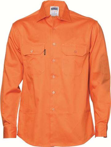 Dnc Cool-Breeze L/S Work Shirt (3208) - Star Uniforms Australia