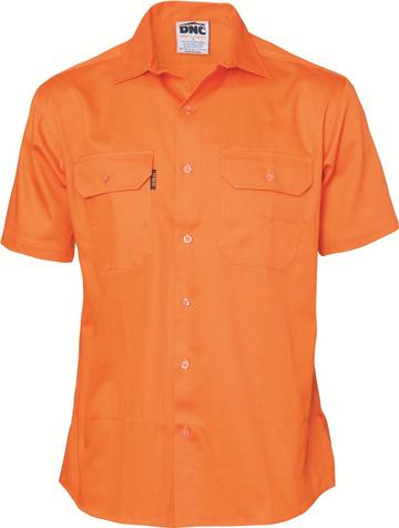 Dnc Cotton Drill S/S Work Shirt (3201) - Star Uniforms Australia