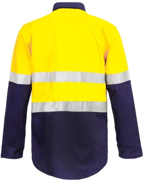 WORKCRAFT WS6033 2Tone Half PLKET SHT W Tape - Star Uniforms Australia