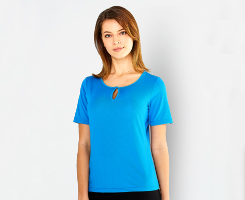 Stencil-Silvertech Ladies 3/4S Top (1258Q)