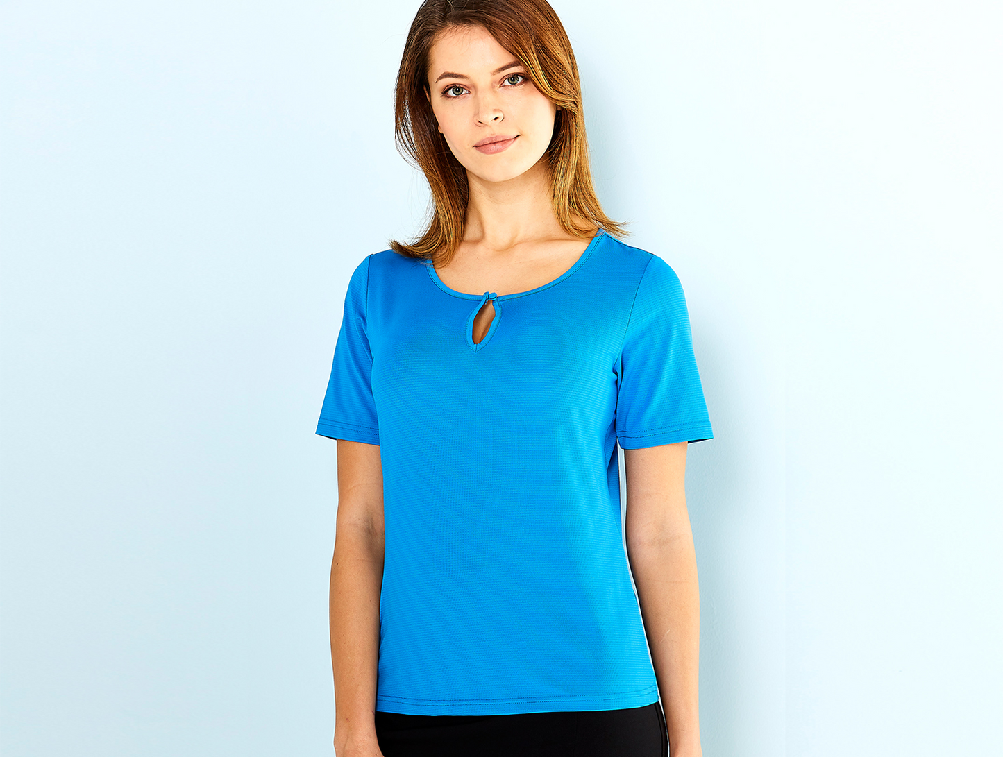 Stencil-Silvertech Ladies S/S Top (1258S)