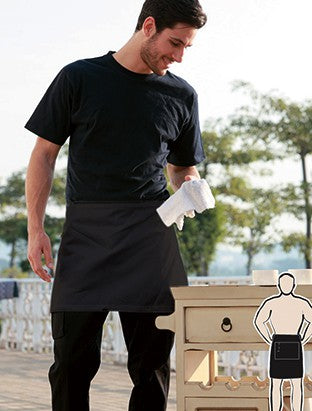 Bocini-Polyester Drill Quarter Apron - With Pocket-WA0672