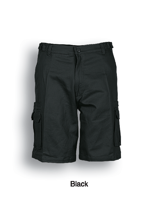 Bocini-Unisex Adults Cotton Drill Cargo Shorts-WK615