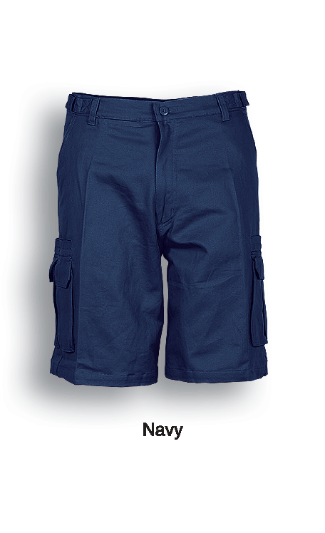 Bocini-Unisex Adults Cotton Drill Cargo Shorts-WK615
