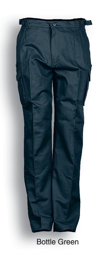 Bocini-Unisex Adults Cotton Drill Cargo Pants-WK616