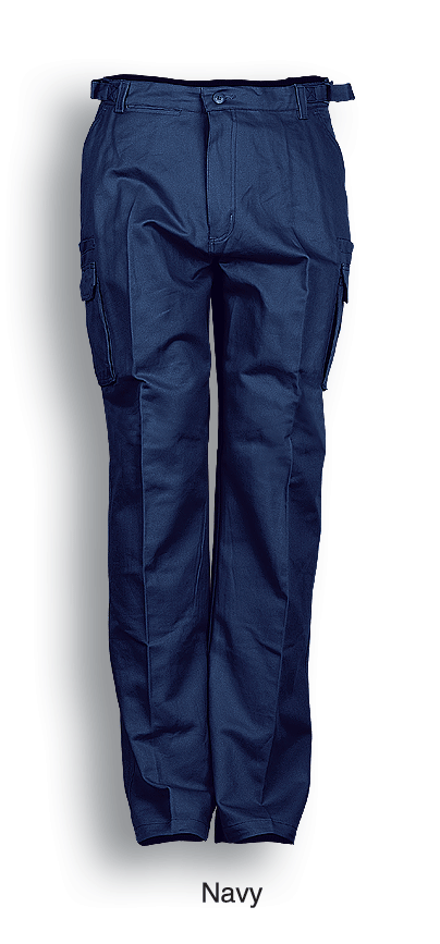 Bocini-Unisex Adults Cotton Drill Cargo Pants-WK616