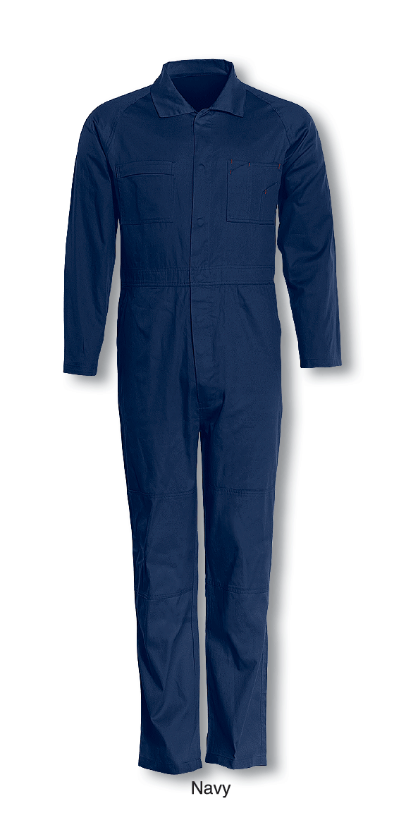 Bocini-Unisex Adults Cotton Drill L/S Overall-WO0682