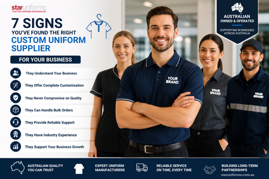 7 Signs You've Found the Right Custom Uniform Supplier for Your Business