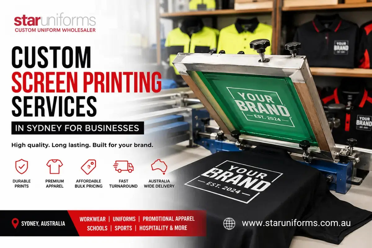 Custom Screen Printing Services in Sydney for Modern Businesses