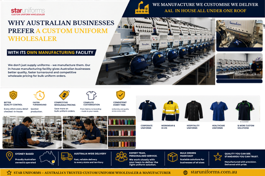 custom uniform wholesaler Sydney Australia