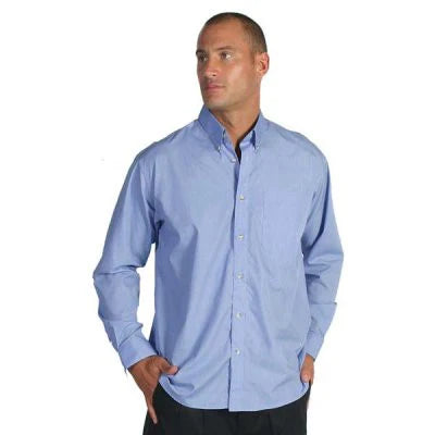 DNC - Polyester Cotton Chambray Business Shirt L/S - 4122