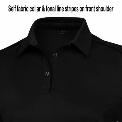 Stencil- Freshen Ladies S/S Polo-(1161)
