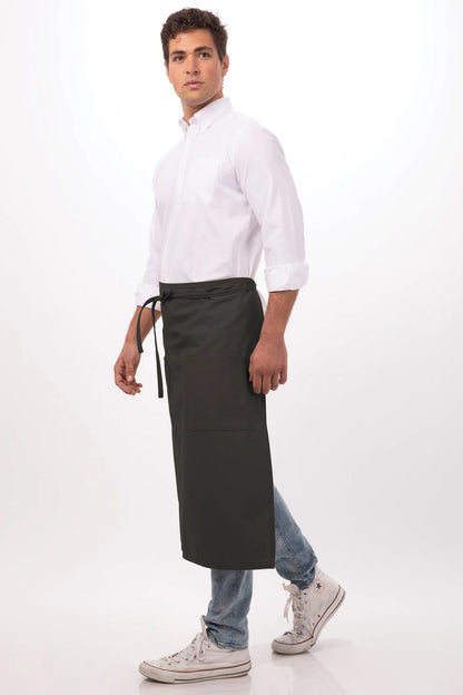 Chef Works - Two Pocket Bistro Apron - 122A