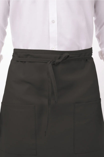 Chef Works - Two Pocket Bistro Apron - 122A