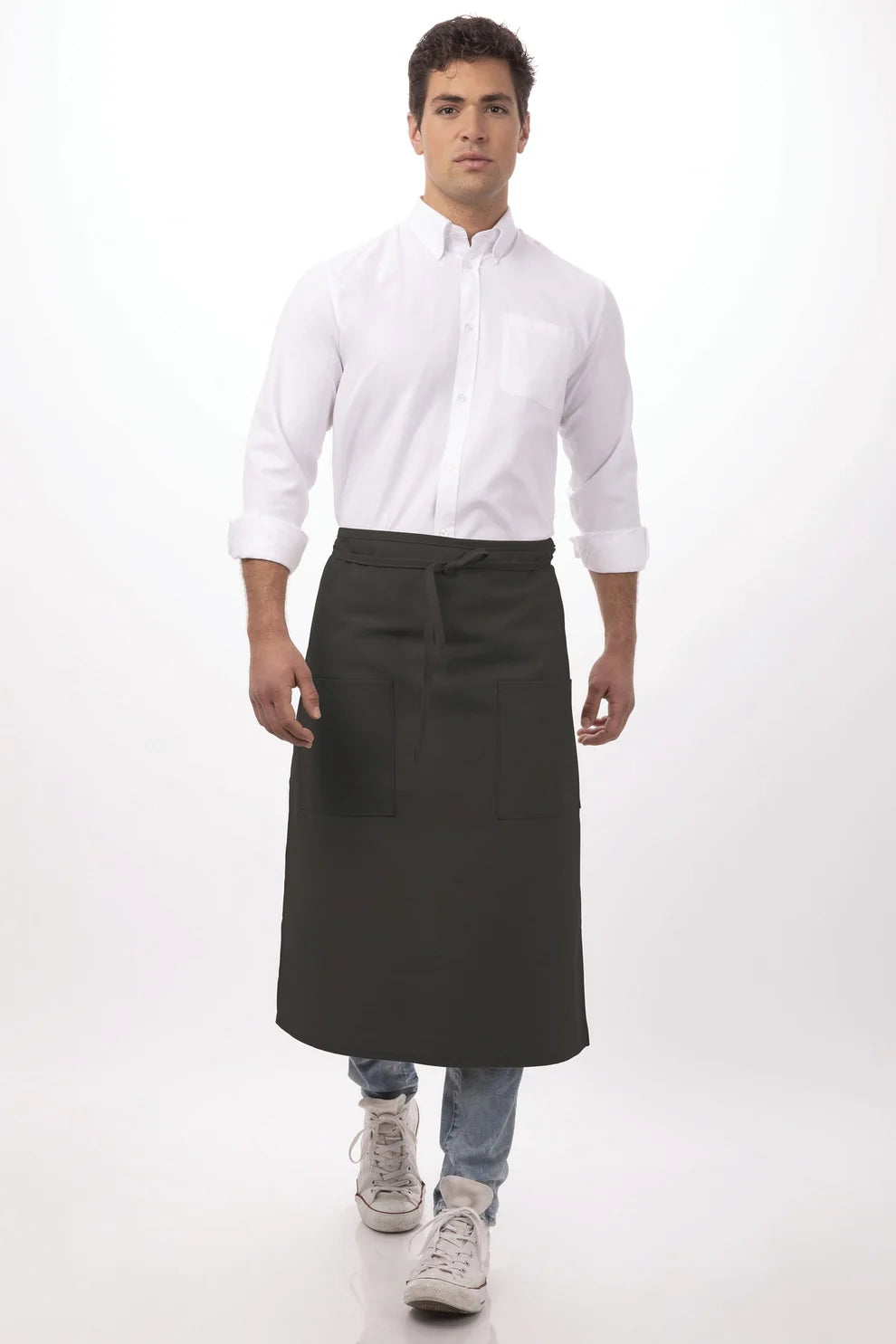 Chef Works - Two Pocket Bistro Apron - 122A