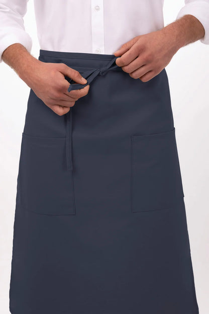 Chef Works - Two Pocket Bistro Apron - 122A