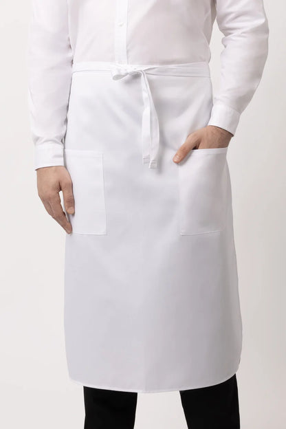 Chef Works - Two Pocket Bistro Apron - 122A