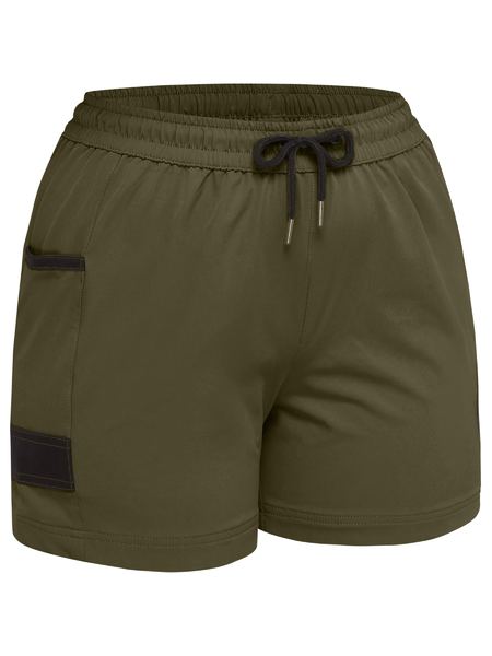 Bisley - Women's Flx & Move 4-way Stretch Elastic Waist Short - BSHL1331