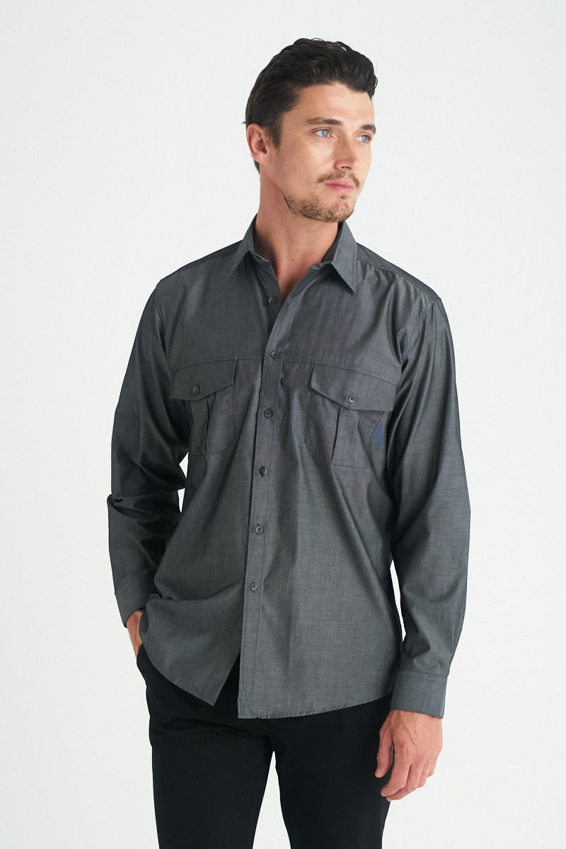 Identitee - W58 – Men’s Jasper Long Sleeve Shirt
