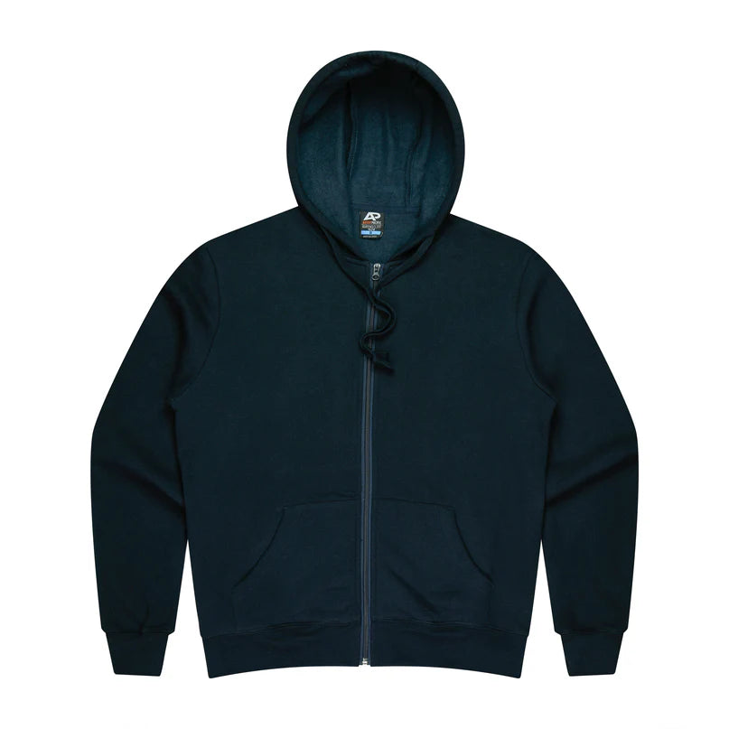 Aussie Pacific-Queenscliff Zip Mens Hoodies-N1528